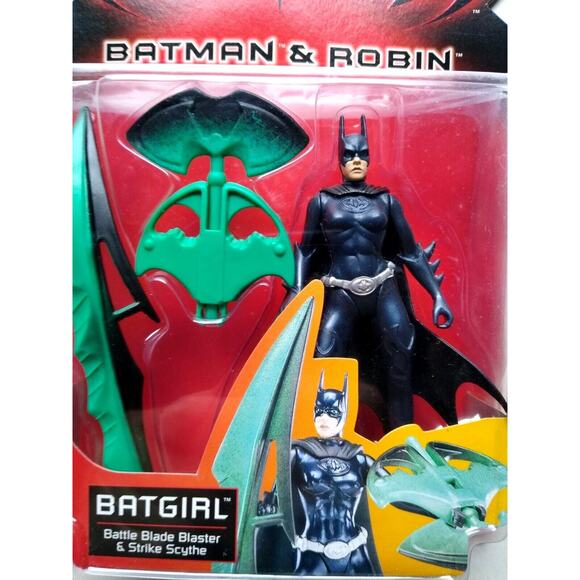 Batman & Robin BATGIRL Battle Blade Blaster Action Figure 1997 Kenner New SEALED - Picture 2 of 5